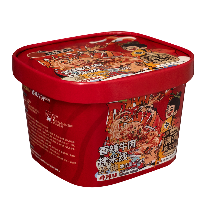 香辣牛肉酱拌米线