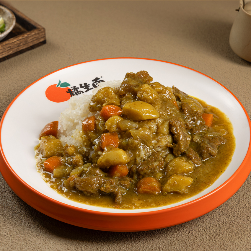 咖喱土豆牛肉拌饭
