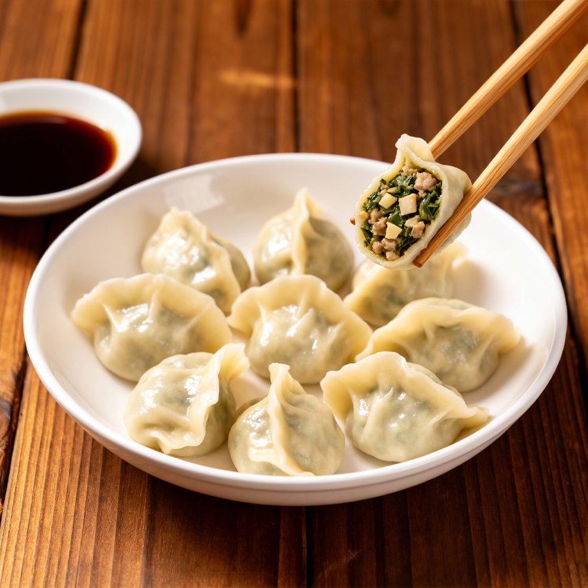 荠菜猪肉水饺