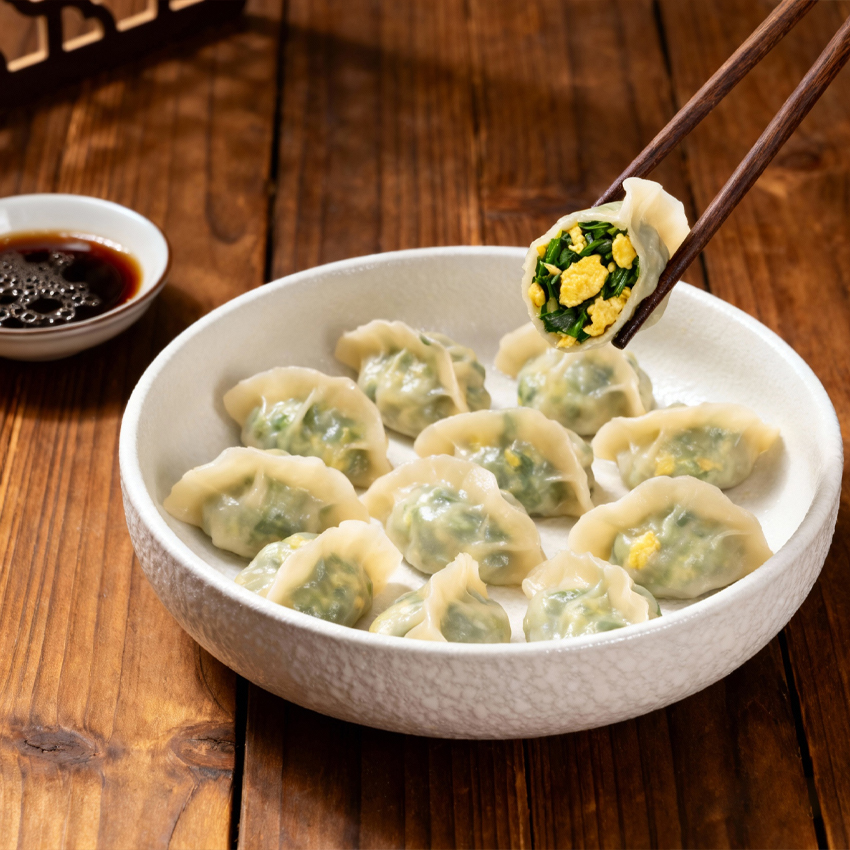 韭菜鸡蛋水饺