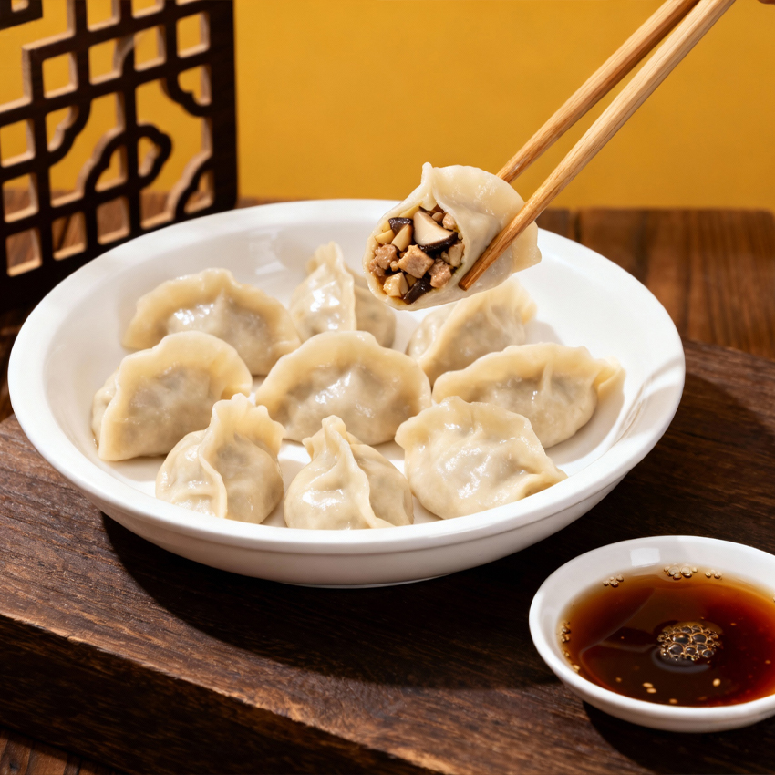 香菇猪肉水饺