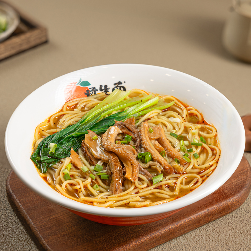 香辣牛杂面